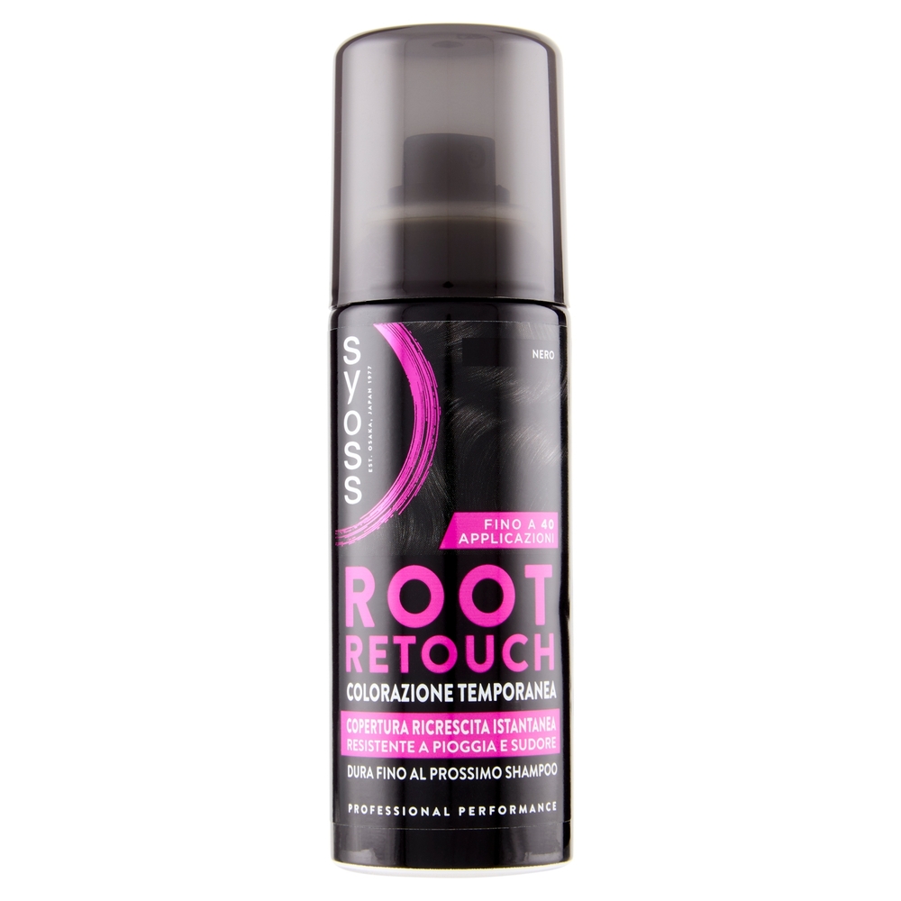 Syoss Root Retouch Colorazione Temporanea Nero 120 ml